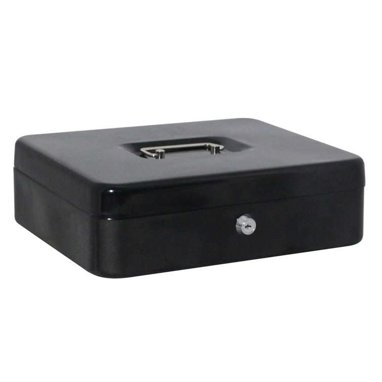 Ktaxon Small Portable Cash Box with Key Lock Wayfair